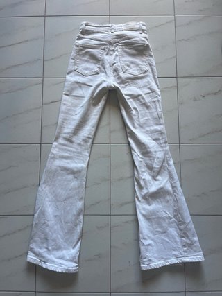 Pantalón campana blanco
