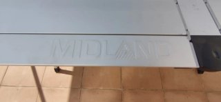 Mesa plegable aluminio camping