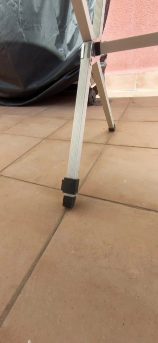Mesa plegable aluminio camping