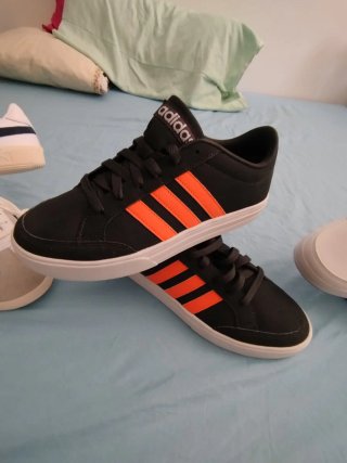 Adidas Neo Zapatillas Negras Naranja