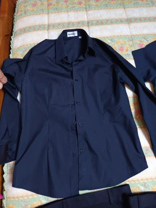 Conjunto Camisas y Pantalones Camarero Negro mujer