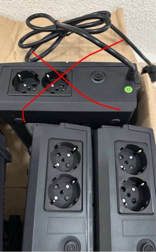 SAI batería Alimentador de Corriente PC Ordenador