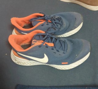Zapatillas Nike Revolution Azul Naranja