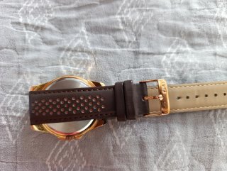 Orologio Q&Q by Citizen Oro e Marrone