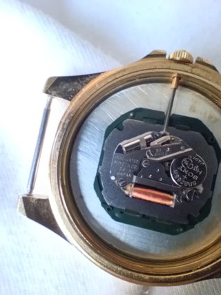 Orologio Q&Q by Citizen Oro e Marrone