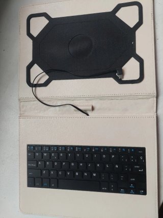 Funda para tablet con diseño de hada y mariposas