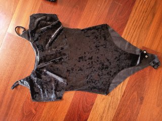 Conjunto fiesta terciopelo negro