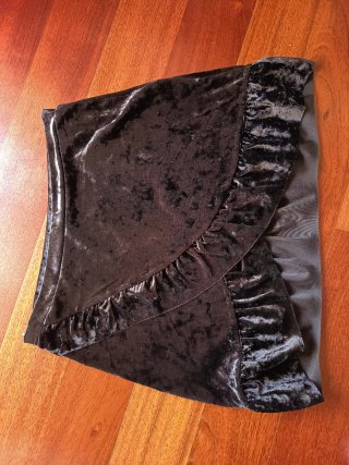 Conjunto fiesta terciopelo negro