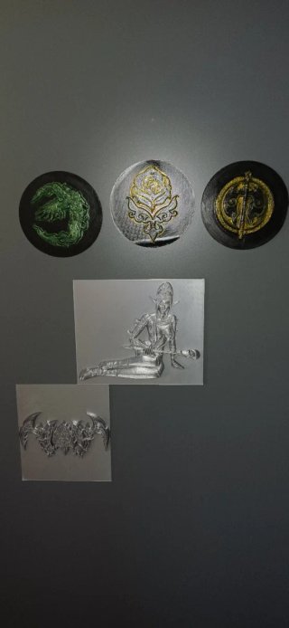 Lote 3 figuras Lineage 2 (Humano, Elfo, Enano)
