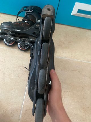 Patines en línea Oxelo Negro Naranja Talla 35