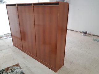 Armario vestidor modular madera marrón