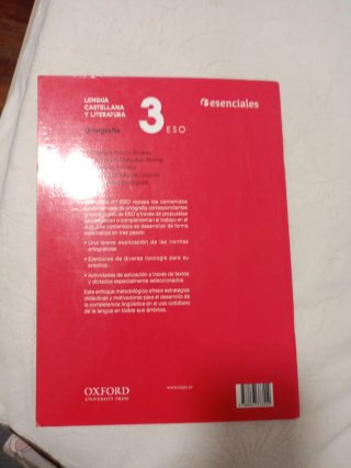 Lengua castellana y literatura, 3 ESO