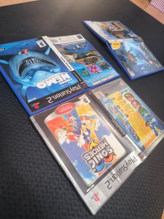 3 Juegos Sony PS2: WALL-E, Nemo, Sonic Heroes