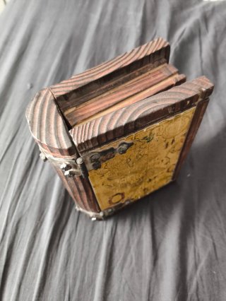 Caja decorativa mapa antiguo
