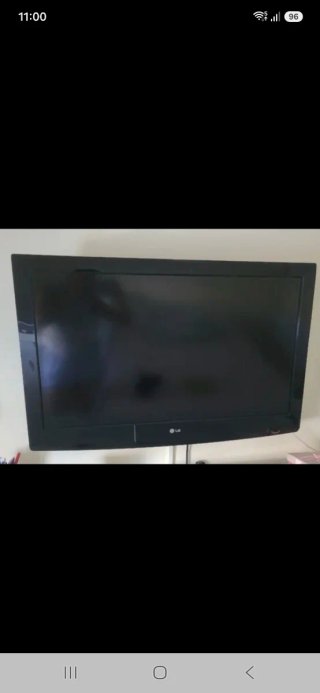 Televisión LG Negra