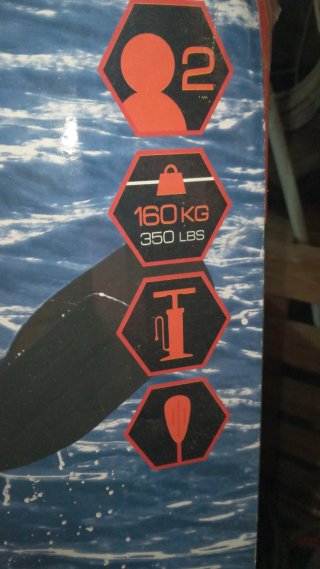 Kayak hinchable Hydro-Force 2 plazas