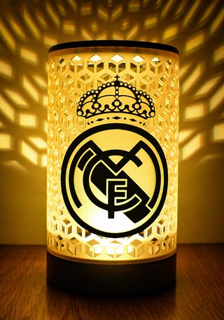 Real Madrid - Lámpara LED Personalizada
