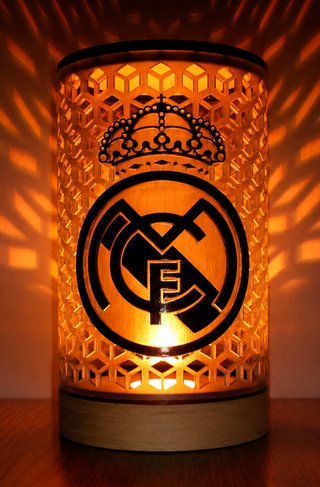 Real Madrid - Lámpara LED Personalizada
