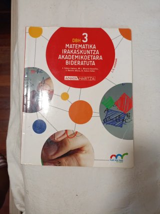 DBH 3 matemática irakaskuntza akademikoetara bider
