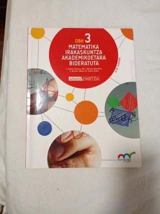 DBH 3 matemática irakaskuntza akademikoetara bider
