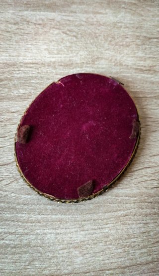 Quadretto Bouquet Floreale Olio 9,5x12 Cm Vintage