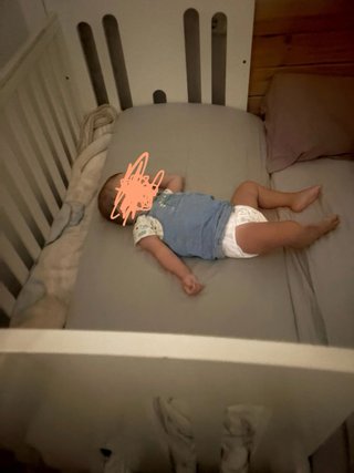 Cuna Trama colecho madera y blanca