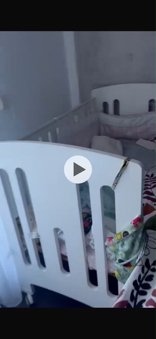 Cuna Trama colecho madera y blanca
