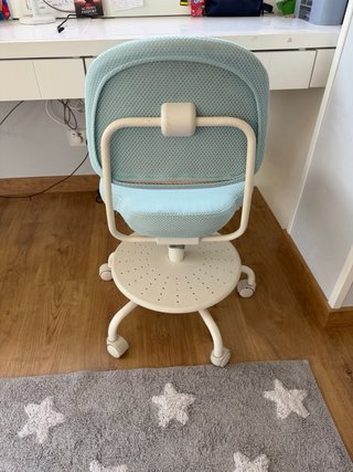Silla infantil Vimund Ikea turquesa