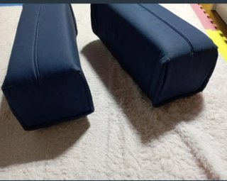 Reposabrazos para sofá de tela