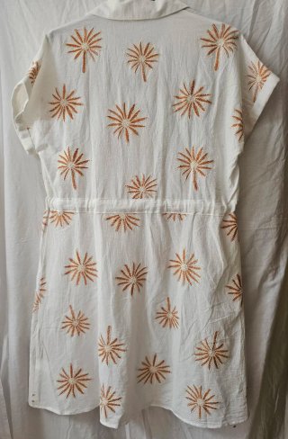Vestido camisero MAS FASHION bordado