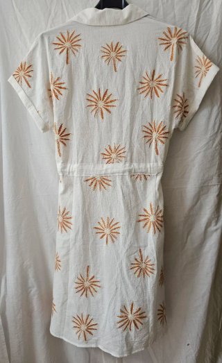 Vestido camisero MAS FASHION bordado
