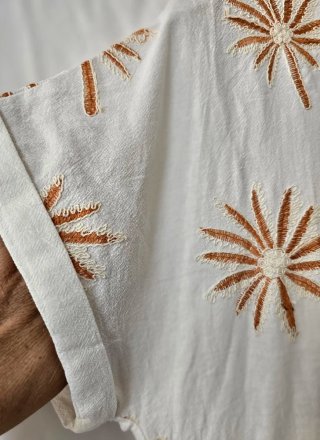 Vestido camisero MAS FASHION bordado