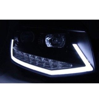 Faros Volkswagen T6 LED Fondo Negro