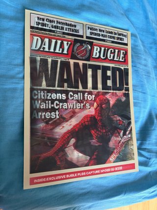 Lámina 3D Daily Bugle Spiderman