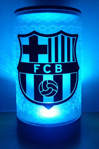 Barcelona - Lámpara LED Personalizada