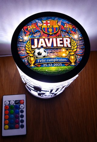 Barcelona - Lámpara LED Personalizada