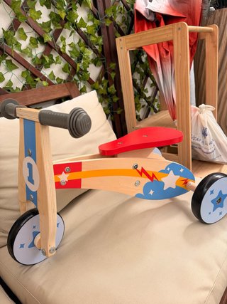 Triciclo madera infantil como nuevo