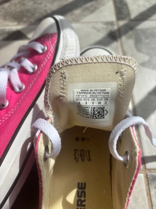 Converse All Star niña rosa talla 35