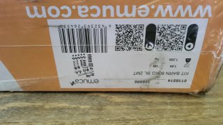 Sistema corredero para puertas negro