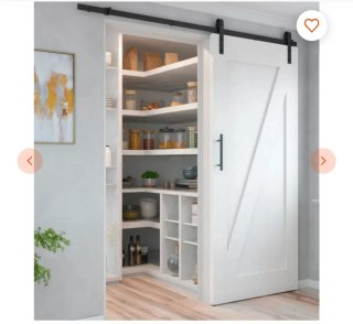 Sistema corredero para puertas negro
