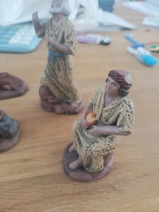 Anunciación 14cm Nacimiento Belén