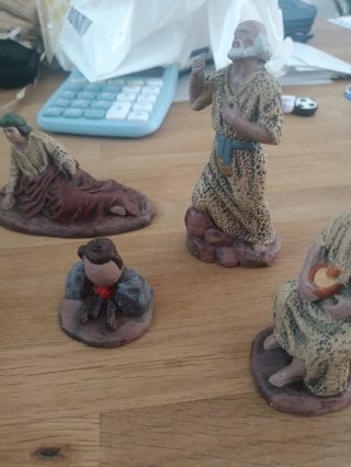 Anunciación 14cm Nacimiento Belén