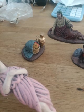 Anunciación 14cm Nacimiento Belén