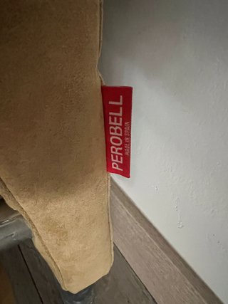 Conjunto PEROBELL sofá 3 plazas + sillón vintage