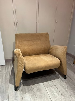 Conjunto PEROBELL sofá 3 plazas + sillón vintage