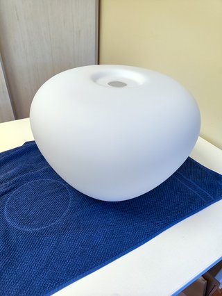 Lámpara techo Bibiane Blanco Opal