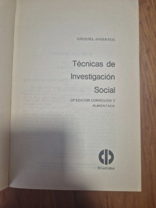 Técnicas de investigación social