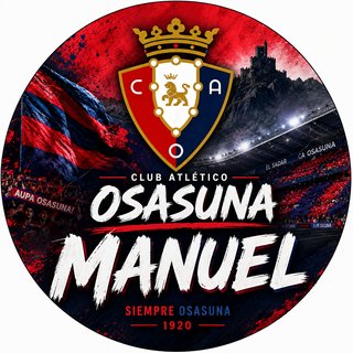 OSASUNA - Lámpara LED Personalizada