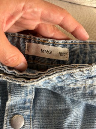 Falda tejana larga Mango NUEVA