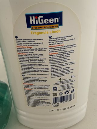 Listerine Zero Alcohol 1L Encias+ Gel Limpia Manos